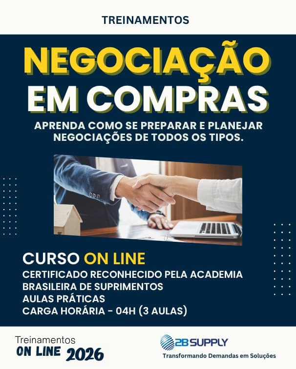 Curso de Negociação para Compradores | Negociação com Fornecedores