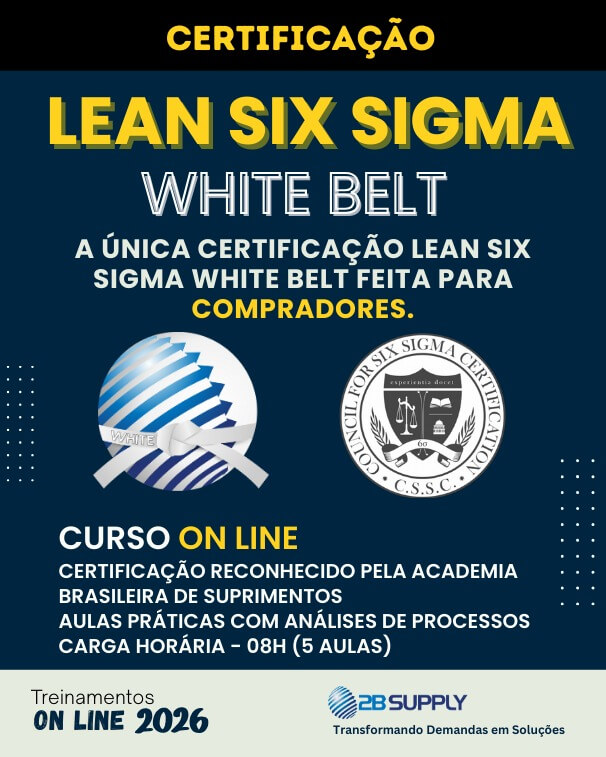 Certificação Lean Six Sigma - 2BSUPPLY